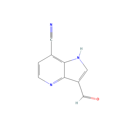 3-formyl-1H-pyrrolo[3,2-b]pyridine-7-carbonitrile (CAS: 1190319-41-5) - Related Chemical Product