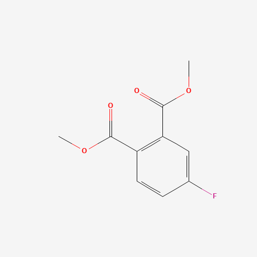 DIMETHY-4-FLUOROPHTHALATE (CAS: 110706-50-8) - Chemical Structure and Molecular Formula 