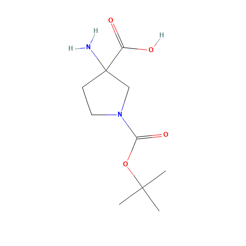 3-AMINO-PYRROLIDINE-1,3-DICARBOXYLIC ACID 1-TERT-BUTYL ESTER (CAS: 862372-66-5) - Related Chemical Product