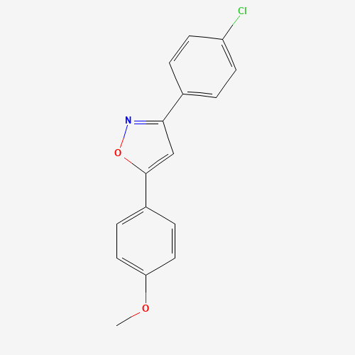 3-(4-Chlorophenyl)-5-(4-methoxyphenyl)isoxazole (CAS: 24097-19-6) - Related Chemical Product