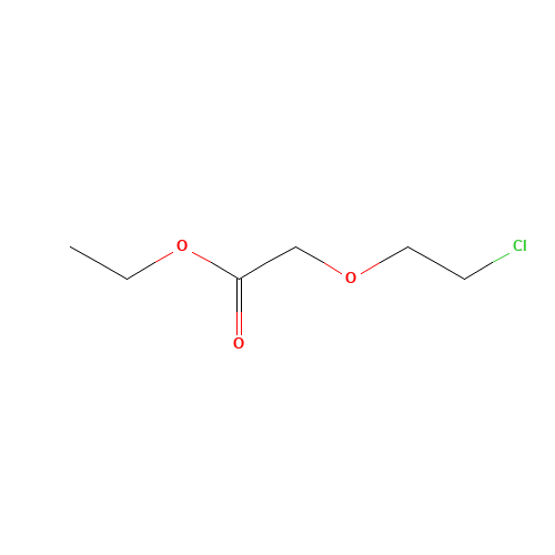 Ethyl 2-chloroethoxyl acetic acid (CAS: 17229-14-0) - Chemical Structure and Molecular Formula 
