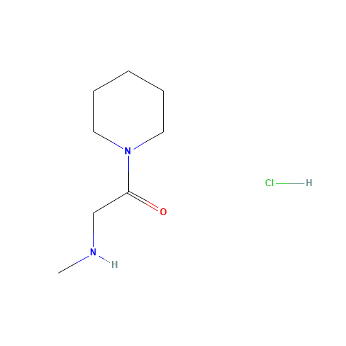 2-Methylamino-1-morpholin-4-yl-ethanone hydrochloride (CAS: 98998-32-4) - Chemical Structure and Molecular Formula 