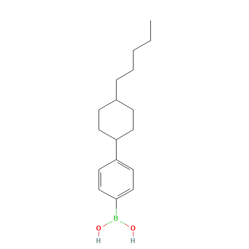 4-(4-PENTYLCYCLOHEXYL)PHENYLBORONIC ACID (CAS: 136321-96-5) - Related Chemical Product