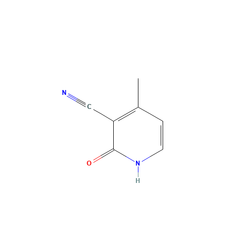 2-Hydroxy-4-methylpyridine-3-carbonitrile (CAS: 93271-59-1) - Chemical Structure and Molecular Formula 