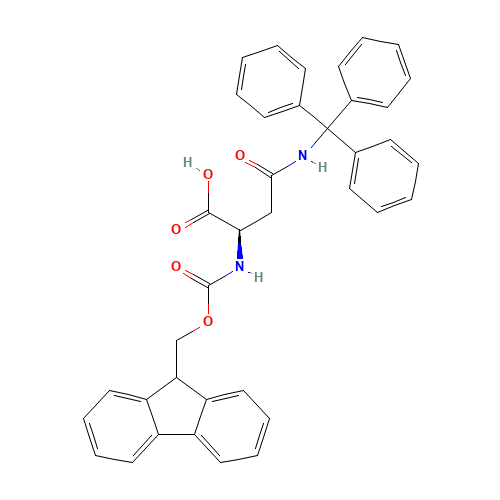 N-(9-Fluorenylmethyloxycarbonyl)-N'-trityl-D-asparagine (CAS: 180570-71-2) - Related Chemical Product