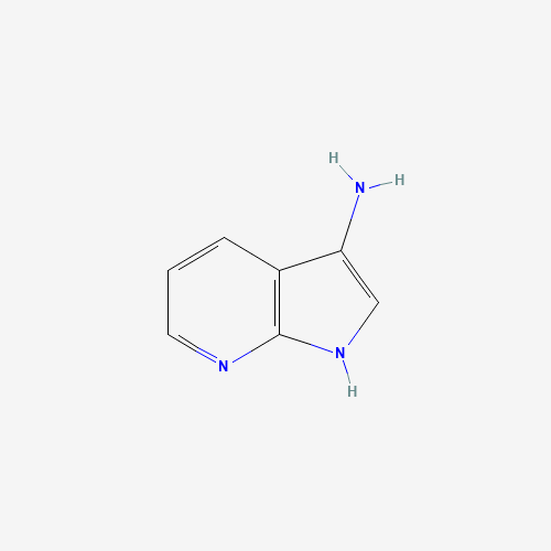 3-AMINO-7-AZAINDOLE (CAS: 189882-31-3) - Chemical Structure and Molecular Formula 