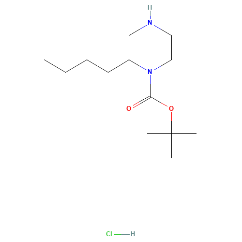 tert-butyl 2-butylpiperazine-1-carboxylate hydrochloride (CAS: 1179359-55-7) - Related Chemical Product