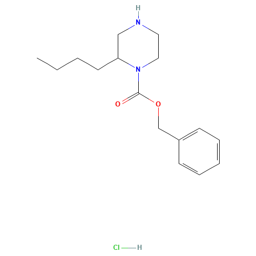 benzyl 2-butylpiperazine-1-carboxylate hydrochloride (CAS: 1179361-47-7) - Related Chemical Product