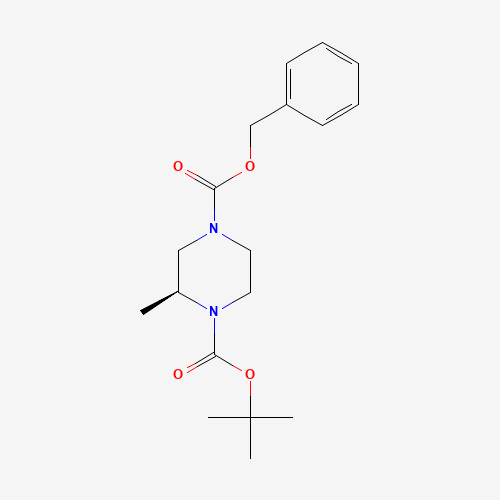 (S)-4-benzyl 1-tert-butyl 2-methylpiperazine-1,4-dicarboxylate (CAS: 859517-91-2) - Related Chemical Product