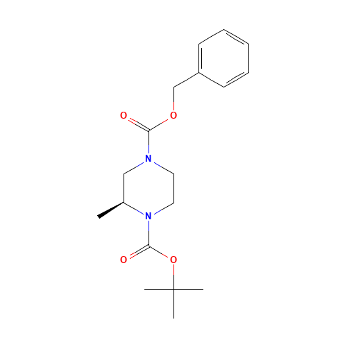 (S)-4-benzyl 1-tert-butyl 2-methylpiperazine-1,4-dicarboxylate (CAS: 859517-91-2) - Related Chemical Product