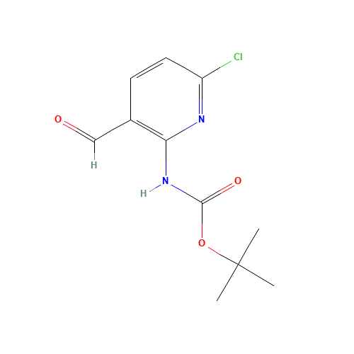 TERT-BUTYL (6-CHLORO-3-FORMYLPYRIDIN-2-YL)CARBAMATE (CAS: 294659-72-6) - Related Chemical Product