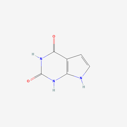 7H-Pyrrolo[2,3-d]pyrimidine-2,4-diol (CAS: 39929-79-8) - Chemical Structure and Molecular Formula 