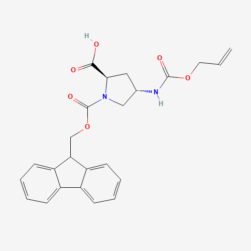 (2R,4S)-4-Alloc-amino-1-Fmoc-Pyrrolidine-2-carboxylic acid (CAS: 549534-58-9) - Related Chemical Product