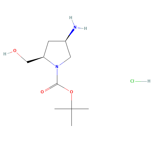 (2R,4R)-1-BOC-2-hydroxymethyl-4-amino Pyrrolidine-HCl (CAS: 1161931-71-0) - Related Chemical Product