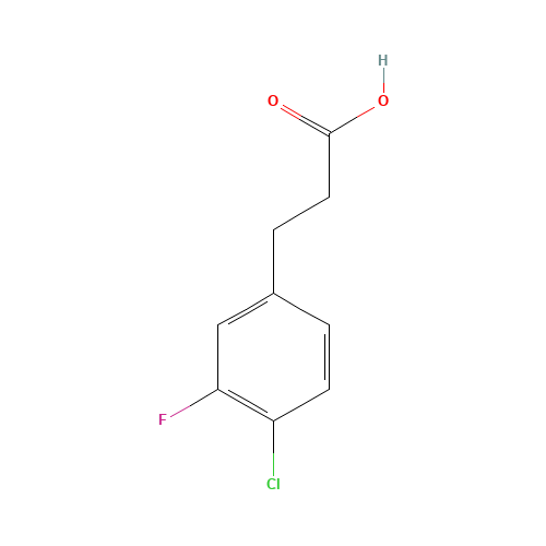 3-(4-chloro-3-fluorophenyl)propanoic acid (CAS: 881189-65-7) - Related Chemical Product