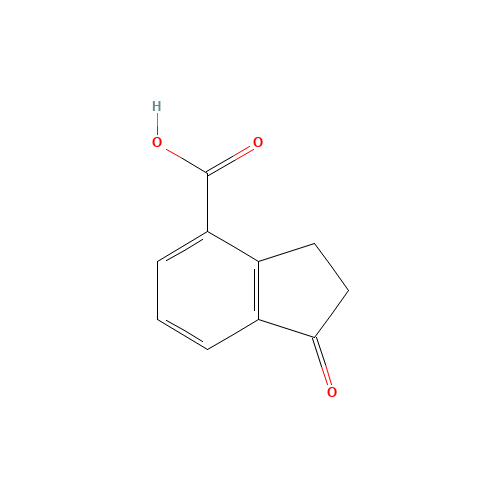 1-Oxoindan-4-carboxylic acid (CAS: 56461-20-2) - Chemical Structure and Molecular Formula 