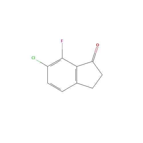 6-chloro-7-fluoro-2,3-dihydro-1H-inden-1-one (CAS: 1179361-81-9) - Related Chemical Product