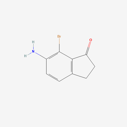 6-amino-7-bromo-2,3-dihydro-1H-inden-1-one (CAS: 681246-49-1) - Related Chemical Product