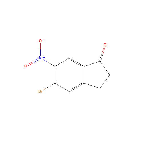 5-bromo-6-nitro-2,3-dihydro-1H-inden-1-one (CAS: 723760-74-5) - Related Chemical Product