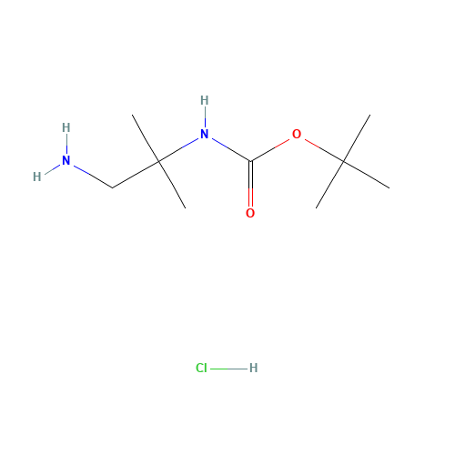 2-N-Boc-2-methylpropane-1,2-diamine-HCl (CAS: 169954-68-1) - Related Chemical Product