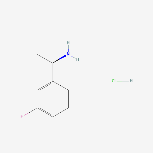 (R)-1-(3-FLUOROPHENYL)PROPAN-1-AMINE-HCl (CAS: 1168139-41-0) - Related Chemical Product