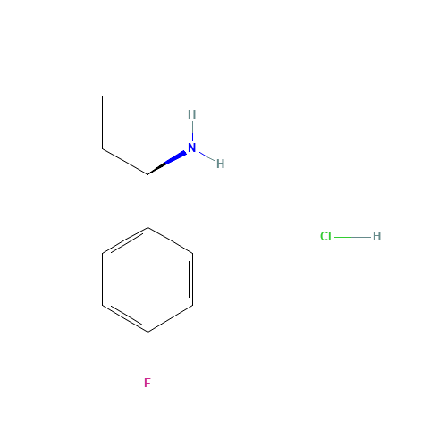 (1R)-1-(4-FLUOROPHENYL)PROPYLAMINE-HCl (CAS: 1169576-95-7) - Related Chemical Product