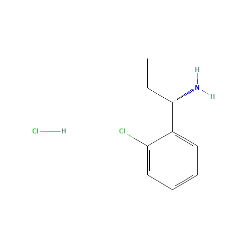 (1S)-1-(2-CHLOROPHENYL)PROPYLAMINE-HCl (CAS: 873893-94-8) - Related Chemical Product