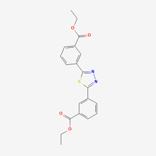 Benzoic acid,3,3'-(1,3,4-thiadiazole-2,5-diyl)bis-,diethyl ester (CAS: 91913-91-6) - Related Chemical Product