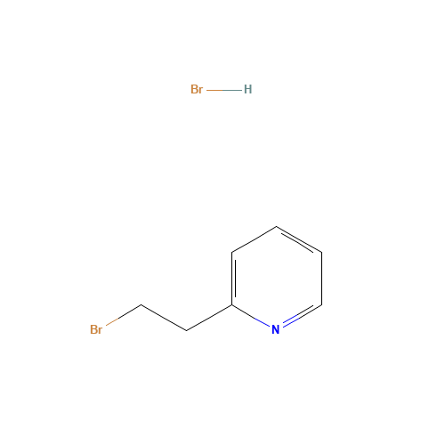 2-(2-BROMO-ETHYL)-PYRIDINE HYDROBROMIDE (CAS: 72996-65-7) - Chemical Structure and Molecular Formula 
