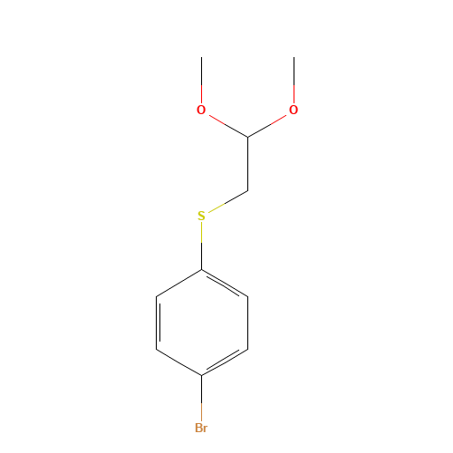 1-BROMO-4-(2,2-DIMETHOXY-ETHYLSULFANYL)-BENZENE (CAS: 118780-12-4) - Related Chemical Product