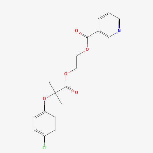 ETOFIBRATE (CAS: 31637-97-5) - Chemical Structure and Molecular Formula 