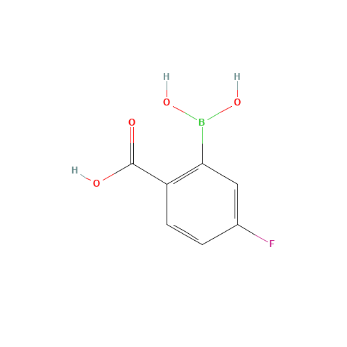 2-Carboxy-5-fluorobenzeneboronic acid (CAS: 874290-62-7) - Related Chemical Product