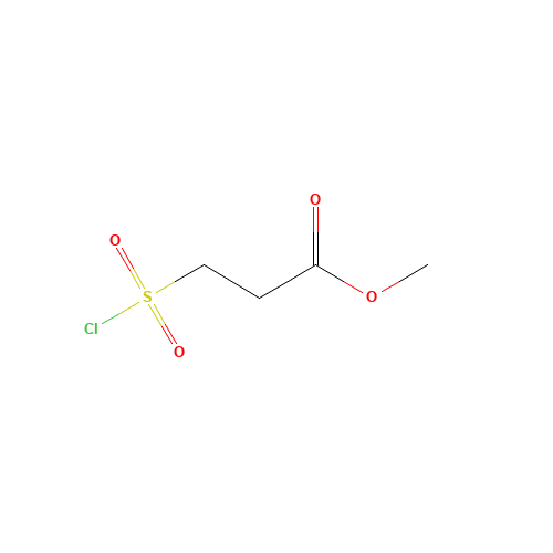 3-Chlorosulfonyl-propionic acid methyl ester (CAS: 15441-07-3) - Chemical Structure and Molecular Formula 