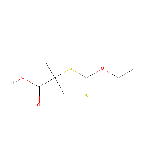 2-((Ethoxythioxo methyl)thio)-2-methylpropanoic acid (CAS: 133944-74-8) - Related Chemical Product