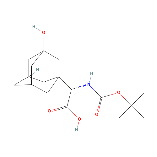 (alphaS)-alpha-[[(1,1-Dimethylethoxy)carbonyl]amino]-3-hydroxytricyclo[3.3.1.13,7]decane-1-acetic acid (CAS: 361442-00-4) - Related Chemical Product