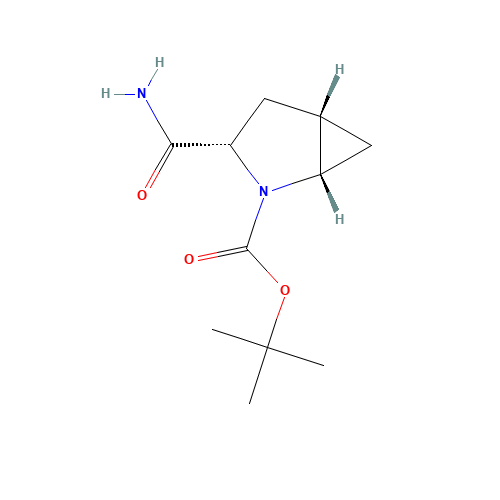 (1S,3S,5S)-3-(Aminocarbonyl)-2-azabicyclo[3.1.0]hexane-2-carboxylic acid tert-butyl ester (CAS: 361440-67-7) - Related Chemical Product