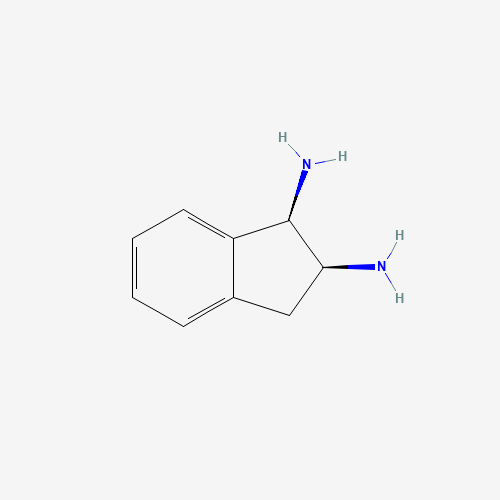 1H-Indene-1,2-diamine,2,3-dihydro-,(1R,2S)-(9CI) (CAS: 218151-57-6) - Chemical Structure and Molecular Formula 