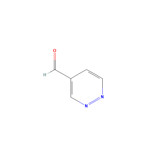 PYRIDAZINE-4-CARBALDEHYDE (CAS: 50901-42-3) - Chemical Structure and Molecular Formula 