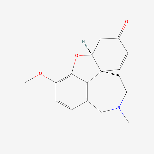 GALANTHAMINONE (CAS: 510-77-0) - Chemical Structure and Molecular Formula 