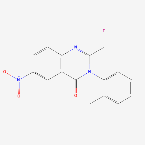 2-(fluoromethyl)-6-nitro-3-o-tolylquinazolin-4(3H)-one (CAS: 56287-73-1) - Related Chemical Product