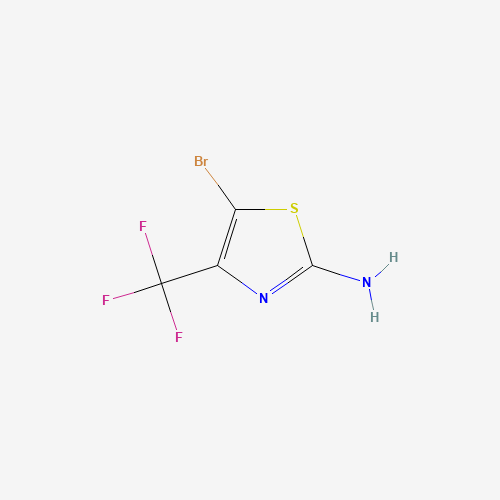 5-bromo-4-trifluoromethyl-thiazole-2-ylamine (CAS: 136411-21-7) - Related Chemical Product