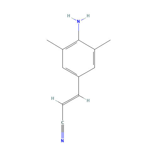 (E)-3-(4-Amino-3,5-dimethylphenyl)acrylonitrile (CAS: 500292-94-4) - Related Chemical Product