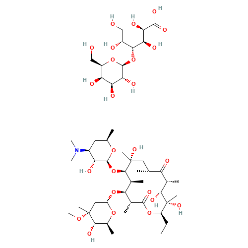 ERYTHROMYCIN LACTOBIONATE (200 MG) (CAS: 3847-29-8) - Related Chemical Product