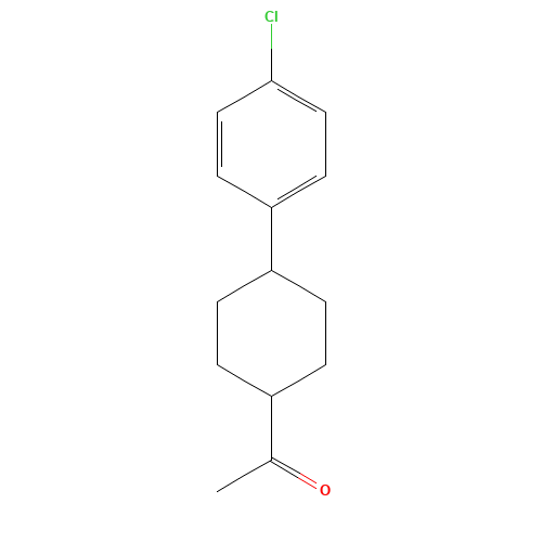 trans-4-(4-Chlorophenyl)-1-acetylcyclohexane (CAS: 91161-85-2) - Related Chemical Product