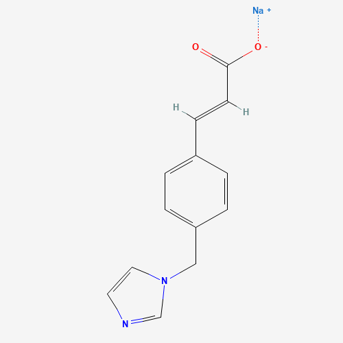 (2E)-3-[4-(1H-Imidazol-1-ylmethyl)phenyl]-2-propenoic acid sodium salt (CAS: 189224-26-8) - Related Chemical Product