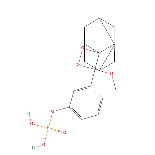 3-(2'-Spiroadamantane)-4-methoxy-4-(3'-phosphoryloxy)phenyl-1,2-dioxetane (CAS: 122341-56-4) - Related Chemical Product
