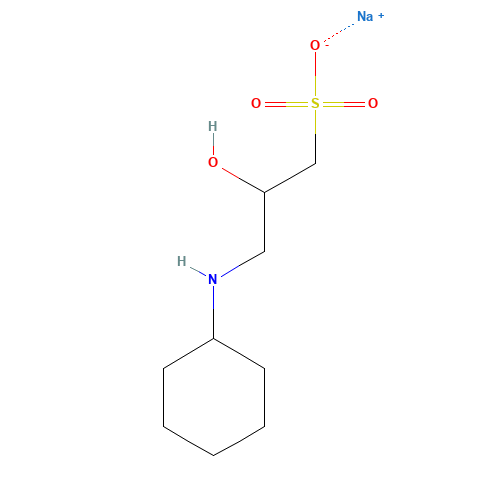 3-Cyclohexylamino-2-hydroxypropanesulfonic acid sodium salt (CAS: 102601-34-3) - Related Chemical Product
