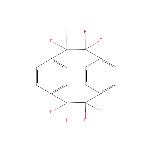 2,2,3,3,8,8,9,9-Octafluorotricyclo[8.2.2.24,7]hexadeca-4,6,10,12,13,15-hexaene (CAS: 3345-29-7) - Related Chemical Product
