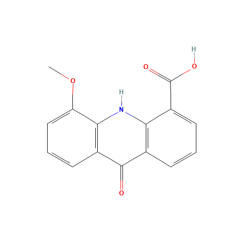 5-METHOXY-9-OXO-9,10-DIHYDRO-ACRIDINE-4-CARBOXYLIC ACID (CAS: 88377-31-5) - Related Chemical Product