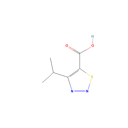 1,2,3-Thiadiazole-5-carboxylicacid,4-(1-methylethyl)-(9CI) (CAS: 183302-68-3) - Related Chemical Product